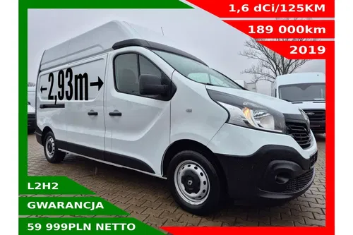 Renault Trafic L2H2 59999zł NETTO 1.6dCi/125KM