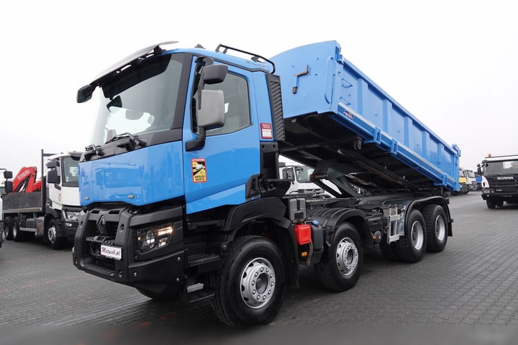 Renault K 460 / 8x4 / WYWROTKA / HYDROBURTA / BORDMATIC / EURO 6  zdjęcie 2