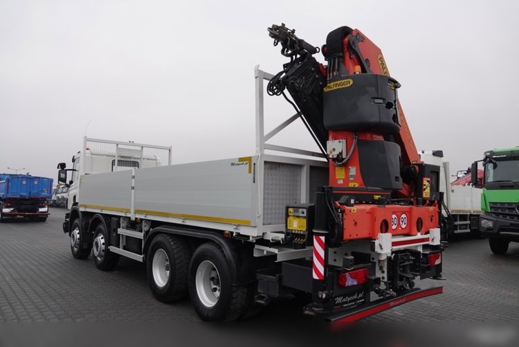 Scania P 450 / 8x4 / HDS PALFINGER PK 23002 / SKRZYNIOWY - 7 metr / EURO 6 / STEROWANIE RADIOWE zdjęcie 13