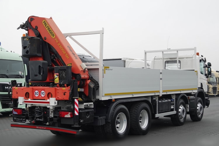 Scania P 450 / 8x4 / HDS PALFINGER PK 23002 / SKRZYNIOWY - 7 metr / EURO 6 / STEROWANIE RADIOWE zdjęcie 16