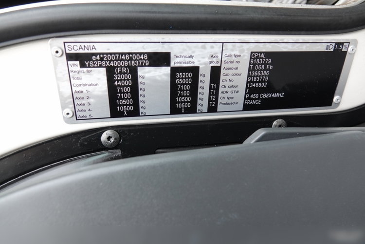 Scania P 450 / 8x4 / HDS PALFINGER PK 23002 / SKRZYNIOWY - 7 metr / EURO 6 / STEROWANIE RADIOWE zdjęcie 52