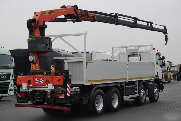 Scania P 450 / 8x4 / HDS PALFINGER PK 23002 / SKRZYNIOWY - 7 metr / EURO 6 / STEROWANIE RADIOWE zdjęcie 6