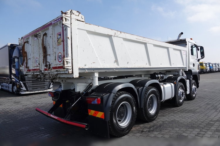 MAN TGS 35.400 / 8x4 / WYWROTKA / BORDMATIC / HYDROBURTA / OPONY 100% zdjęcie 12