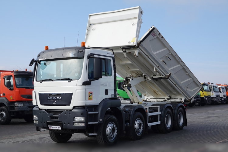 MAN TGS 35.400 / 8x4 / WYWROTKA / BORDMATIC / HYDROBURTA / OPONY 100% zdjęcie 1