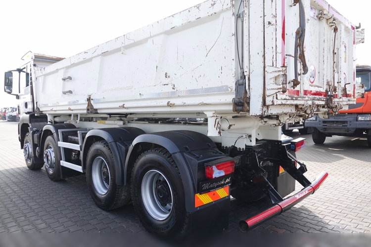 MAN TGS 35.400 / 8x4 / WYWROTKA / BORDMATIC / HYDROBURTA / OPONY 100% zdjęcie 19