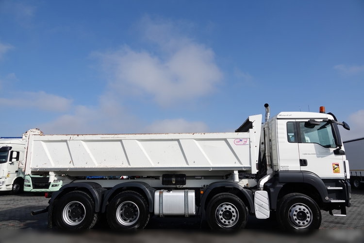 MAN TGS 35.400 / 8x4 / WYWROTKA / BORDMATIC / HYDROBURTA / OPONY 100% zdjęcie 22