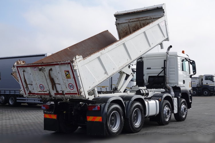 MAN TGS 35.400 / 8x4 / WYWROTKA / BORDMATIC / HYDROBURTA / OPONY 100% zdjęcie 3