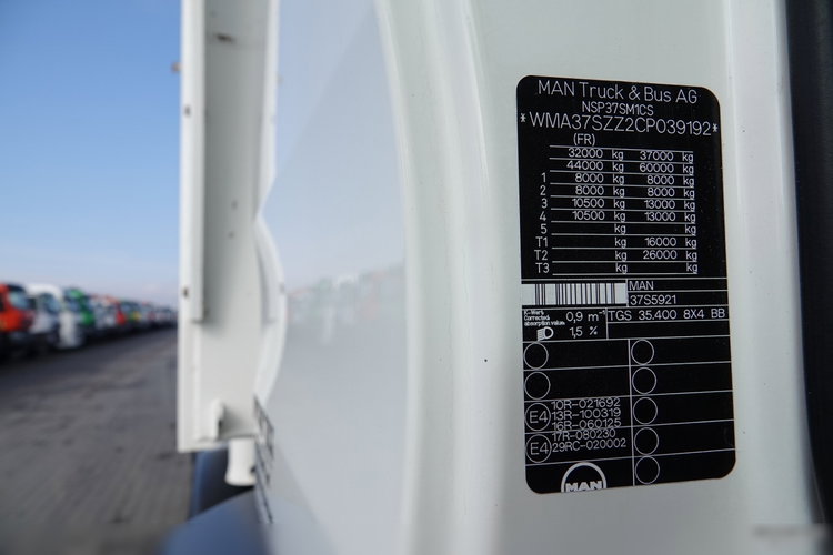 MAN TGS 35.400 / 8x4 / WYWROTKA / BORDMATIC / HYDROBURTA / OPONY 100% zdjęcie 44