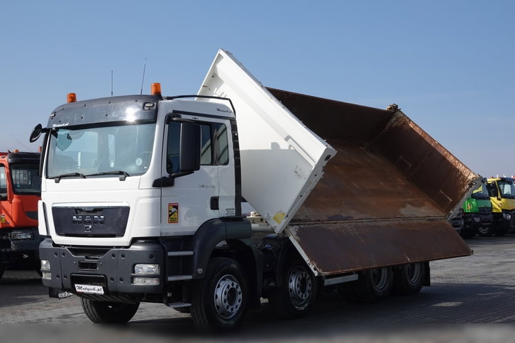 MAN TGS 35.400 / 8x4 / WYWROTKA / BORDMATIC / HYDROBURTA / OPONY 100% zdjęcie 5