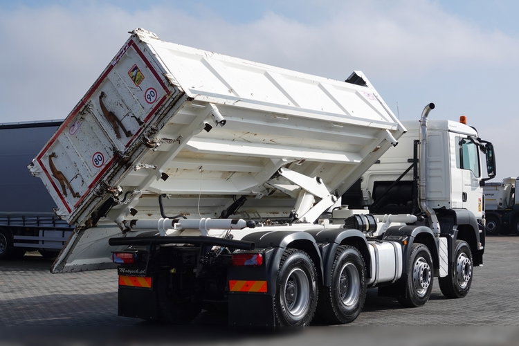MAN TGS 35.400 / 8x4 / WYWROTKA / BORDMATIC / HYDROBURTA / OPONY 100% zdjęcie 7
