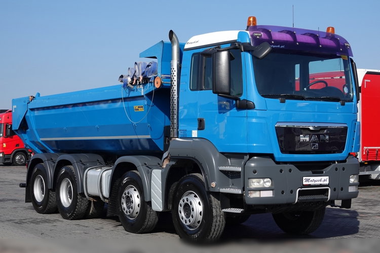 MAN TGS 35.440 / 8x4 / WYWROTKA / TYLNOZSYP / HYDROKLAPA zdjęcie 10