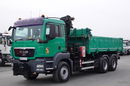 MAN TGS 26.400 / 6X4 / WYWROTKA + HDS PALFINGER PK 16502 / HYDROBURTA /BORDMATIC / SPROWADZONY zdjęcie 9