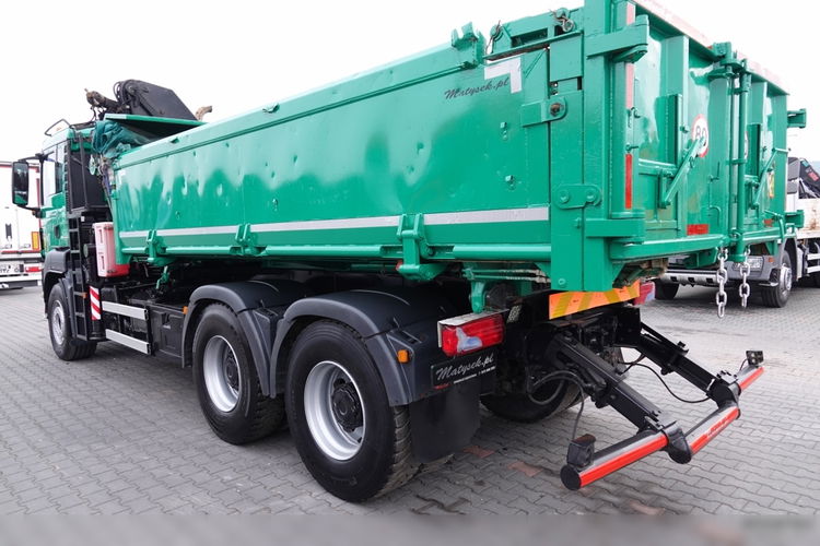 MAN TGS 26.400 / 6X4 / WYWROTKA + HDS PALFINGER PK 16502 / HYDROBURTA /BORDMATIC / SPROWADZONY zdjęcie 20