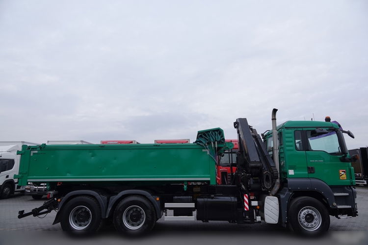MAN TGS 26.400 / 6X4 / WYWROTKA + HDS PALFINGER PK 16502 / HYDROBURTA /BORDMATIC / SPROWADZONY zdjęcie 23