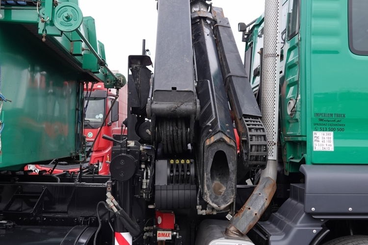 MAN TGS 26.400 / 6X4 / WYWROTKA + HDS PALFINGER PK 16502 / HYDROBURTA /BORDMATIC / SPROWADZONY zdjęcie 26