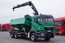 MAN TGS 26.400 / 6X4 / WYWROTKA + HDS PALFINGER PK 16502 / HYDROBURTA /BORDMATIC / SPROWADZONY zdjęcie 8