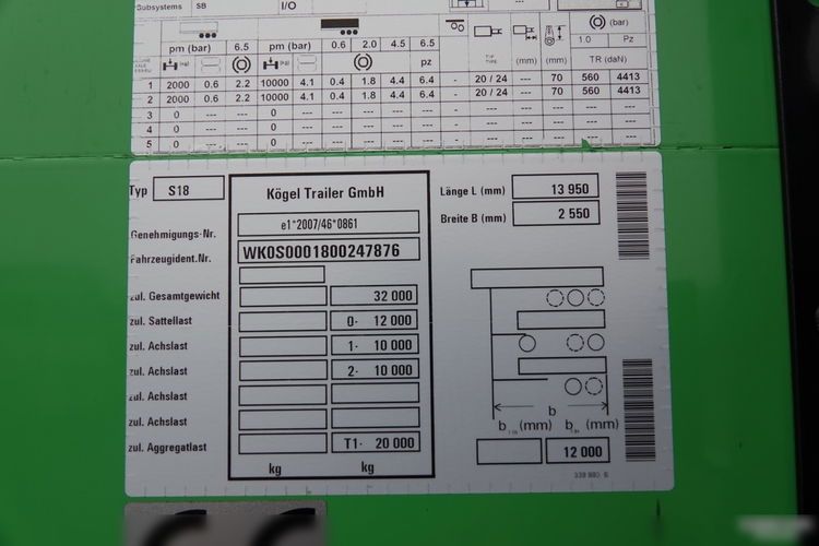 Kogel FIRANKA MEGA / 2 OSIOWA / 2019 ROK / LOWDECK zdjęcie 24