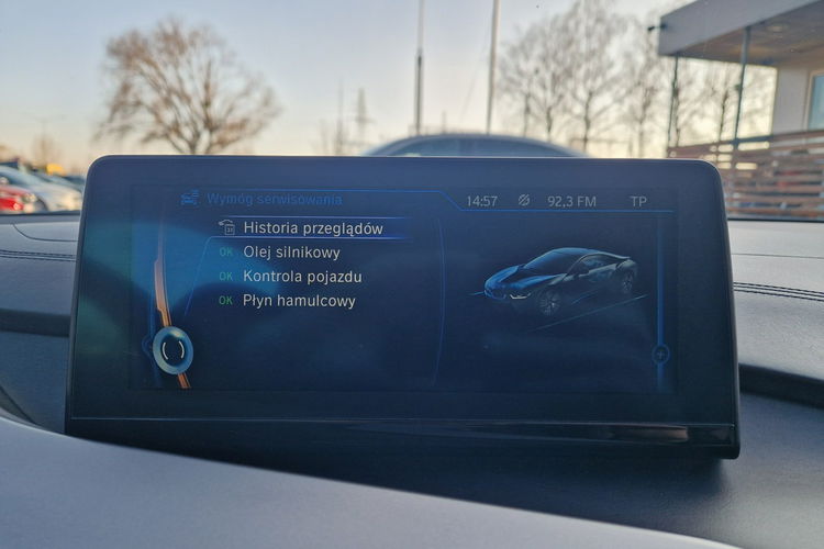 BMW i8 PlugIn 360KM HeadUp 4x4 Kamery360 Aut.ŚwiatłaDrogowe Możliwość Zamiany zdjęcie 18