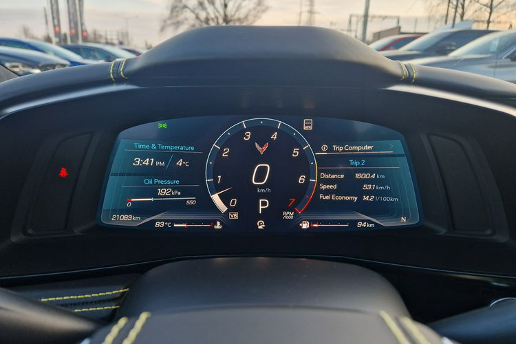 Chevrolet Corvette Jak Nowa Stingray Fotele klimatyzowane Kamery Przód i tył Kabriolet zdjęcie 19