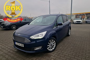 Ford Grand C-MAX Key-Less Led 6-Biegów KlimaTronic CzujnikiParkowania Gwarancja na ROK