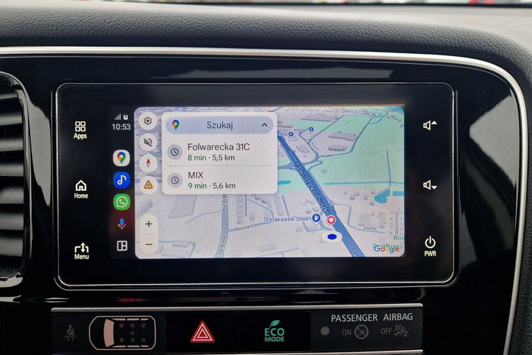 Mitsubishi Outlander Led Szyber Key-Less 7os Czuj.MartwPola BiałaPerła Kamery360 Gwarancja zdjęcie 26