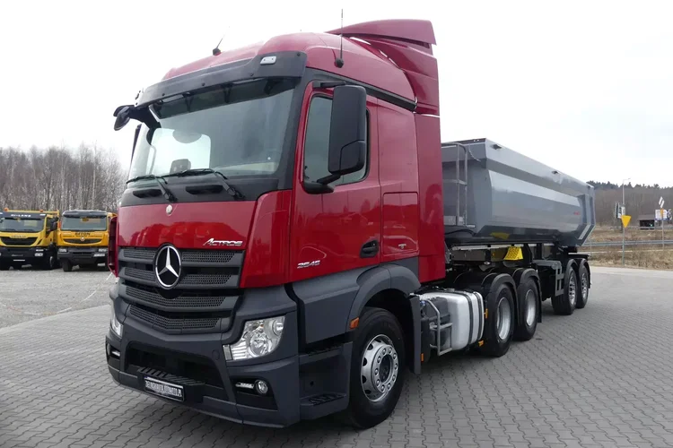 Mercedes ACTROS 2645 6x4 + WYWROTKA SCHWARZMULLER / 90 TYS KM / zdjęcie 1