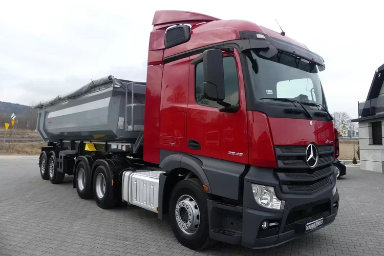 Mercedes ACTROS 2645 6x4 + WYWROTKA SCHWARZMULLER / 90 TYS KM / zdjęcie 10