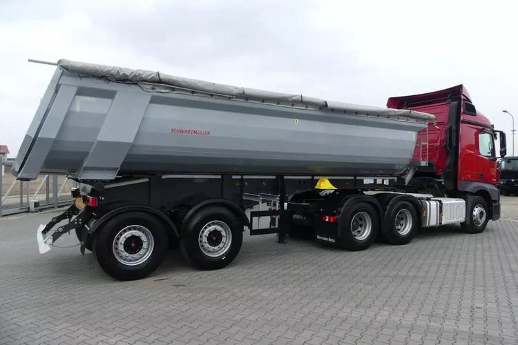 Mercedes ACTROS 2645 6x4 + WYWROTKA SCHWARZMULLER / 90 TYS KM / zdjęcie 8