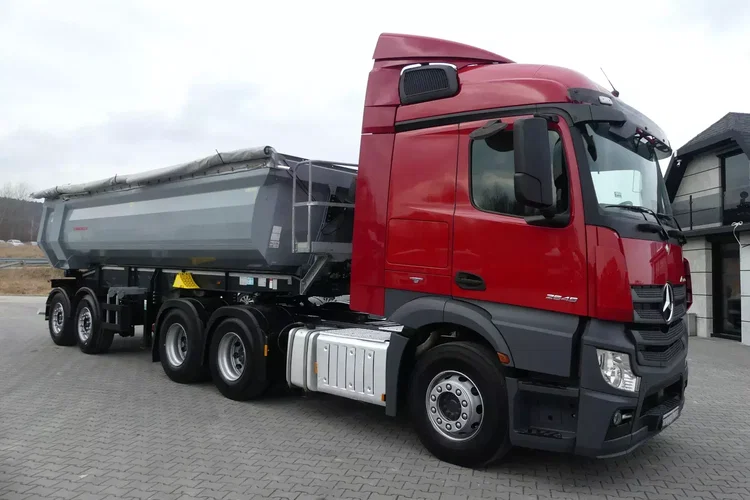 Mercedes ACTROS 2645 6x4 + WYWROTKA SCHWARZMULLER / 90 TYS KM / zdjęcie 9
