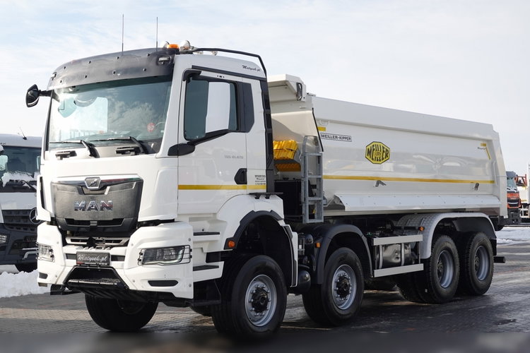 MAN TGS 41.470 / 8x6 / WYWROTKA TYLNOZSYPOWA / MEILLER KIPPER / UAL / EURO 6 zdjęcie 9