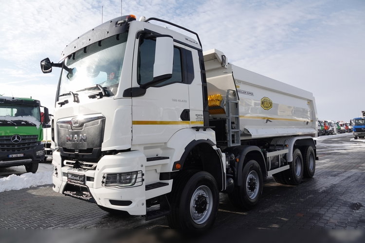 MAN TGS 41.470 / 8x6 / WYWROTKA TYLNOZSYPOWA / MEILLER KIPPER / UAL / EURO 6 zdjęcie 10