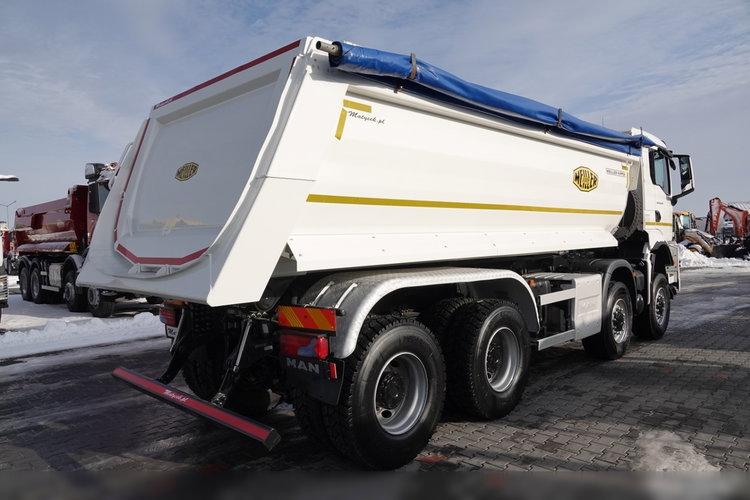 MAN TGS 41.470 / 8x6 / WYWROTKA TYLNOZSYPOWA / MEILLER KIPPER / UAL / EURO 6 zdjęcie 13