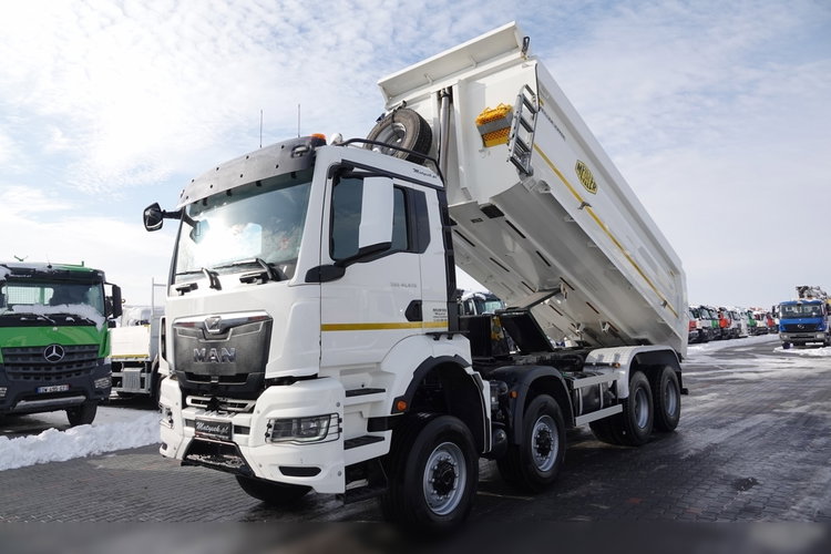 MAN TGS 41.470 / 8x6 / WYWROTKA TYLNOZSYPOWA / MEILLER KIPPER / UAL / EURO 6 zdjęcie 2