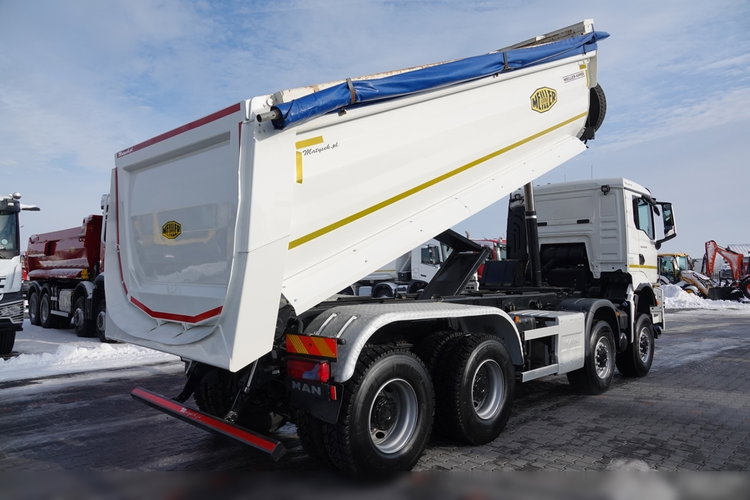 MAN TGS 41.470 / 8x6 / WYWROTKA TYLNOZSYPOWA / MEILLER KIPPER / UAL / EURO 6 zdjęcie 5