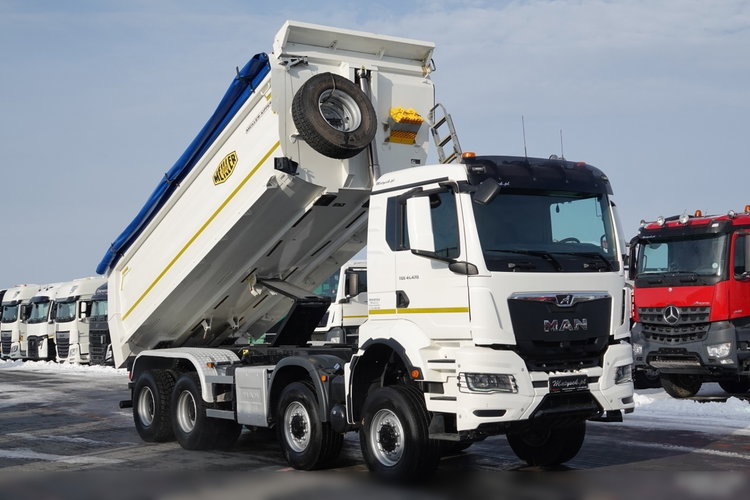 MAN TGS 41.470 / 8x6 / WYWROTKA TYLNOZSYPOWA / MEILLER KIPPER / UAL / EURO 6 zdjęcie 8