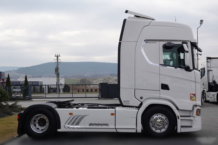 Scania S 450 / RETARDER / KLIMA POSTOJOWA / HYDRAULIKA / ALUFELGI / OPONY 100 % / PO KONTRAKCIE SERWISOWYM zdjęcie 9
