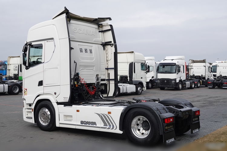 Scania S 450 / RETARDER / KLIMA POSTOJOWA / HYDRAULIKA / ALUFELGI / OPONY 100 % / PO KONTRAKCIE SERWISOWYM zdjęcie 7