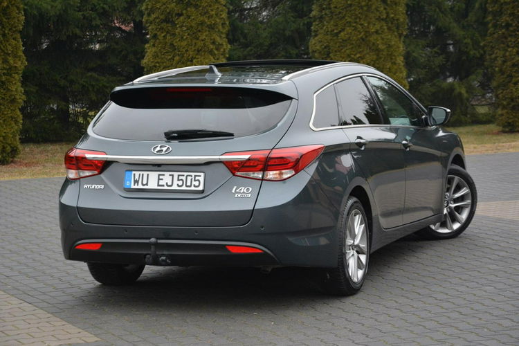 Hyundai i40 Lift Premium Skóry bi-Xenon Ledy Panorama Navi Wentylacja EL.Klapa zdjęcie 14