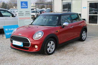 MINI cooper D Czerwony-F-marża-gwarancja-2017-diesel-bezkluczykowy