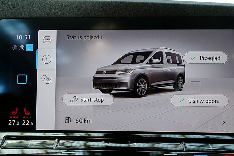 Volkswagen Caddy 5 New AUTOMAT+LED+NAVI ASO GWARANCJA I-wł Kraj Bezwyp F23% 4x2 zdjęcie 41