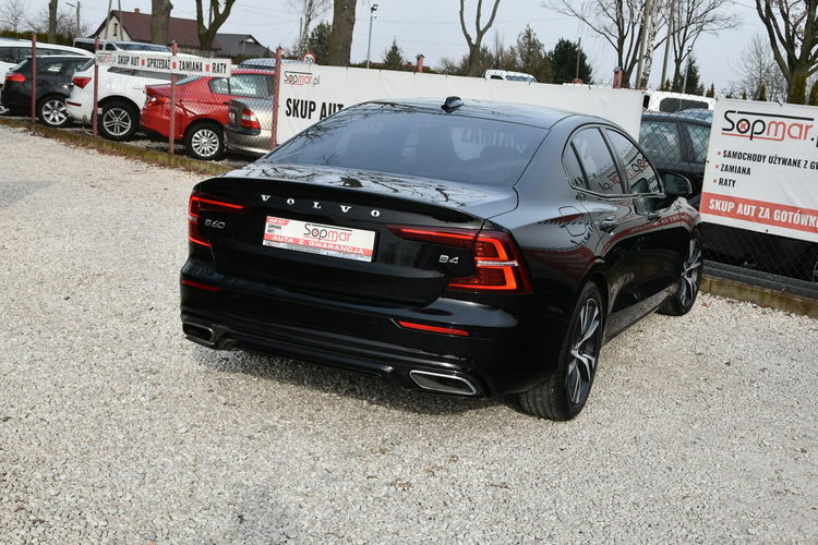 Volvo S60 2.0B4 197KM Automat 2020r. Polski SALON Fv23 FullLED Skóra Kamera zdjęcie 18