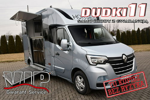 Renault Master Koniowóz 2.3dci Nowa Zabudowa Ogierowa. Kamery na Stanowiska