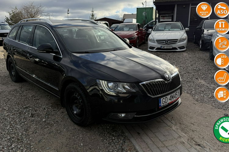Skoda Superb 2.0tdi 170KM dsg ledy bi xenon Navi el.klapa bezwypadkowy serwis 1r.gw zdjęcie 1