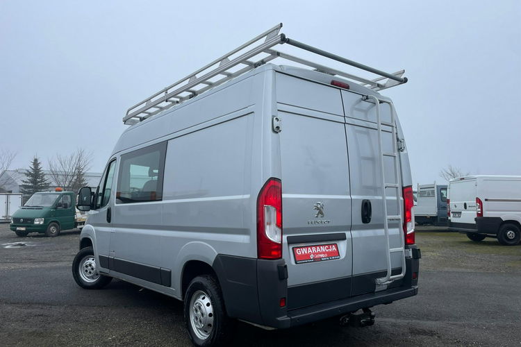 Peugeot Boxer 2.0 130KM 2018 L2H2 Brygadówka 6osobowy Klimatyzacja Tempomat zdjęcie 4