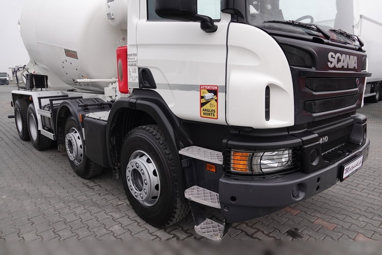 Scania / P 410 / 8X4 / BETONOMIESZARKA / GRUSZKA SCHWING STETTER / 9 m3 / EURO 6 zdjęcie 9