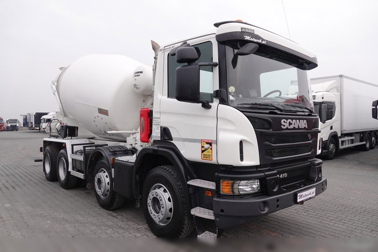 Scania / P 410 / 8X4 / BETONOMIESZARKA / GRUSZKA SCHWING STETTER / 9 m3 / EURO 6 zdjęcie 8