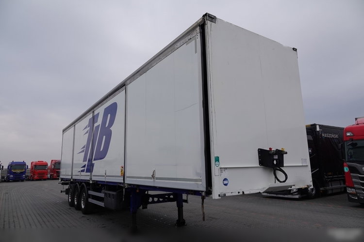 LECITRAILER / KONTENER / KOFFER / OTWIERANE BOKI / MOCNA PODŁOGA SZYNA DESKA zdjęcie 9