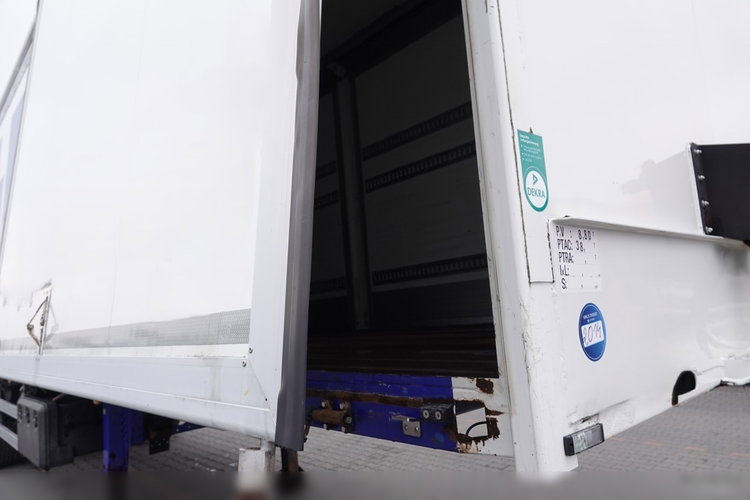 LECITRAILER / KONTENER / KOFFER / OTWIERANE BOKI / MOCNA PODŁOGA SZYNA DESKA zdjęcie 10