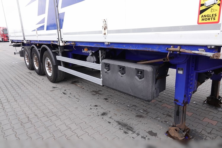 LECITRAILER / KONTENER / KOFFER / OTWIERANE BOKI / MOCNA PODŁOGA SZYNA DESKA zdjęcie 11