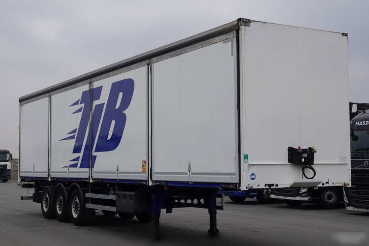 LECITRAILER / KONTENER / KOFFER / OTWIERANE BOKI / MOCNA PODŁOGA SZYNA DESKA zdjęcie 1